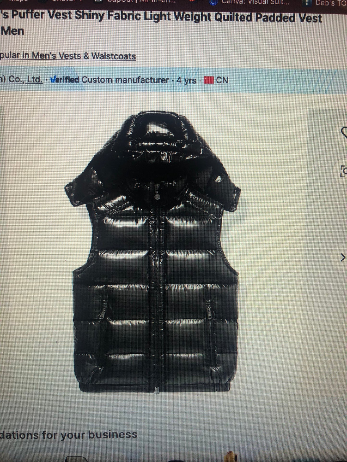 Skiimeez Lux Water Resistant Puffer Vest for Men