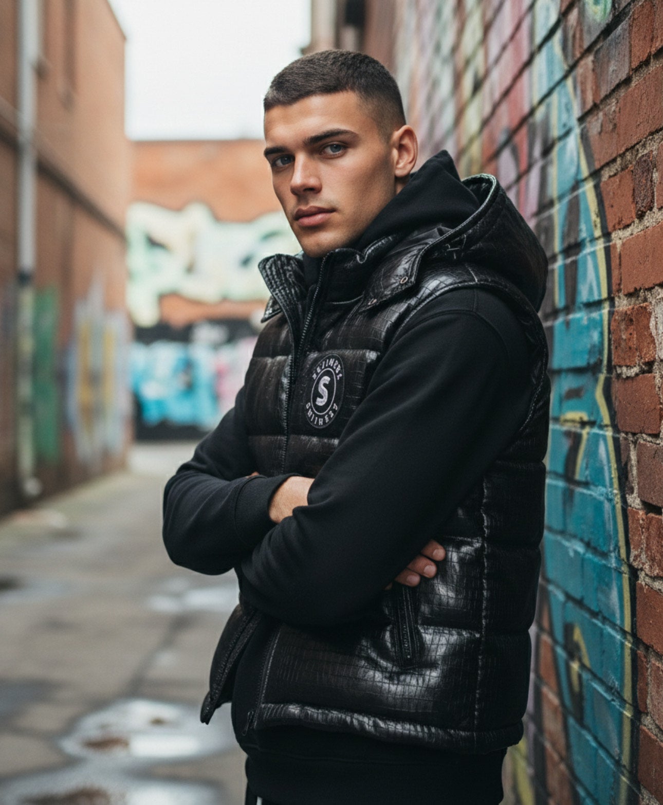 Skiimeez Men's Vegan Downfilled Gator Vest