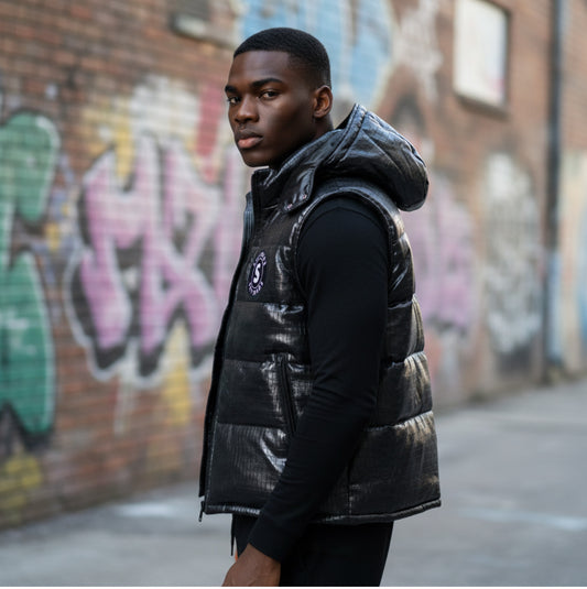 Skiimeez Men's Vegan Organic Puffer Vest